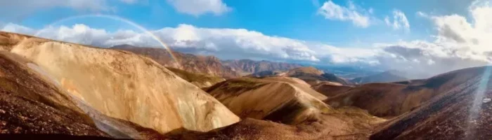 Laugavegur en Fimmvörðuháls trail, hiking in IJsland